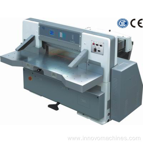 QZK780DW Microcomputer single hydraulic double guide paper cutting machine